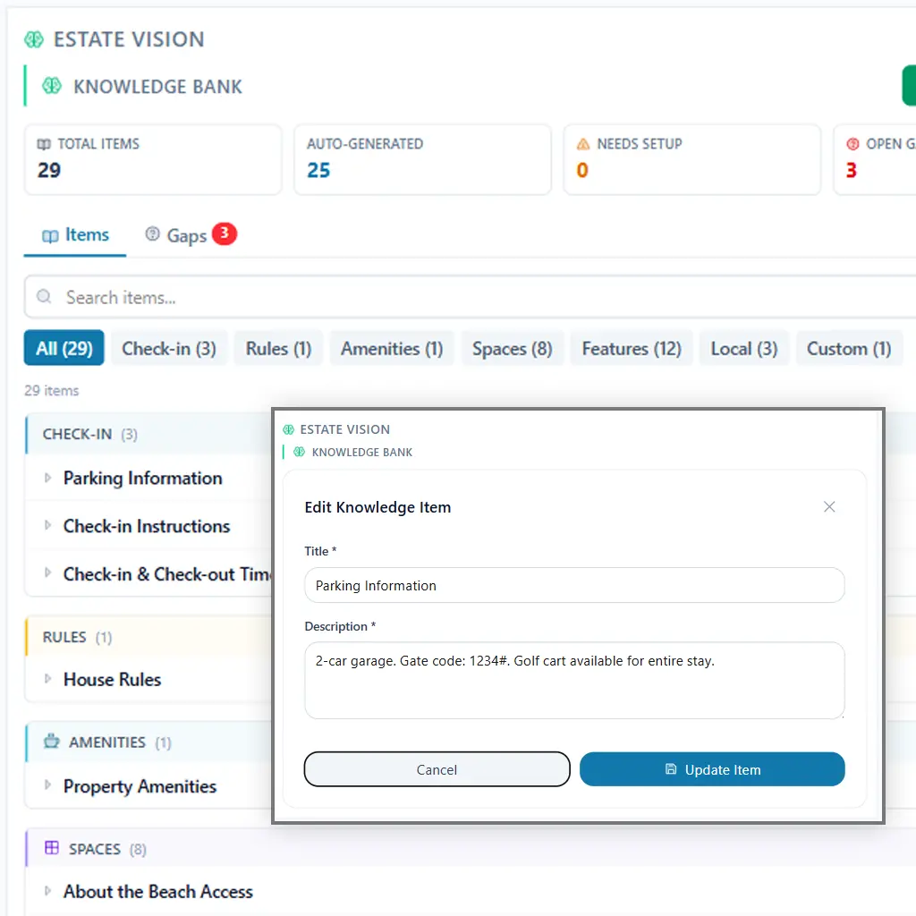 AI Knowledge Bank dashboard